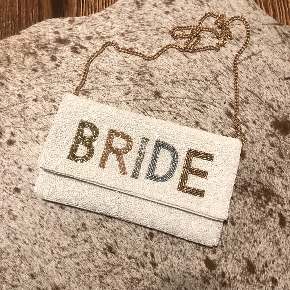 Bride sequin purse